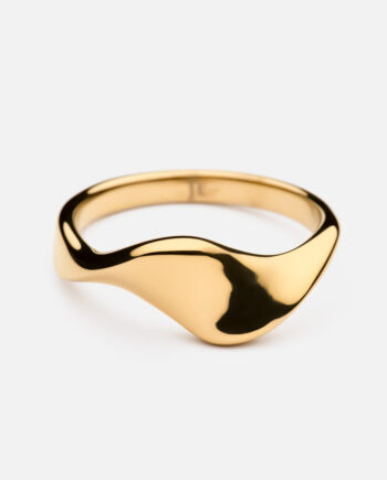 Lagoon Ring 18k Guldbelagt