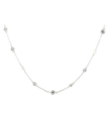 Line Necklace   Silver