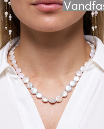 Annebrauner Exclusive Pearl Halskæde 18k Guldbelagt