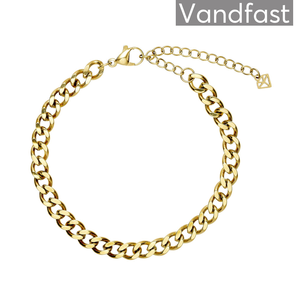 Annebrauner Panzer Armbånd 18k Guldbelagt   Mm