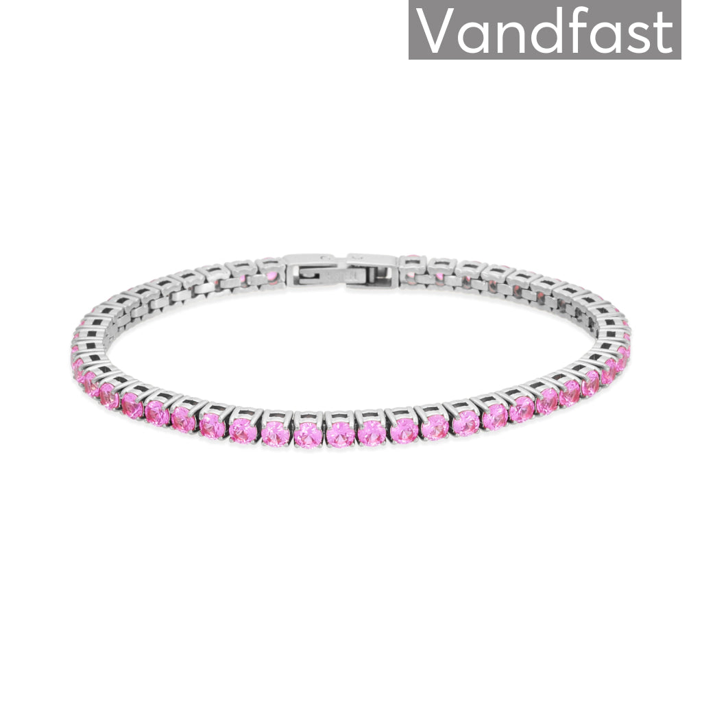 Annebrauner Tennis Petite Rose Armbånd 16 Cm