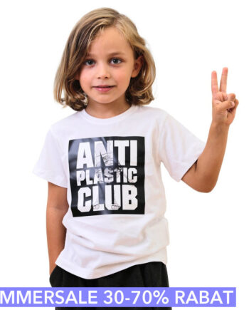 Anti Plastic Club Limiteret Hvid  -shirt Kids Dreng Pige