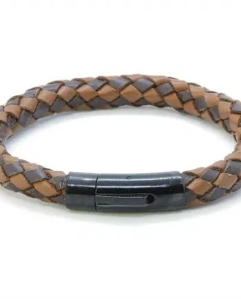 Armbånd Læder Mørk Lys