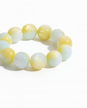 Armbånd  Pastelglow Frostet Mint Grøn   Pastel Gul