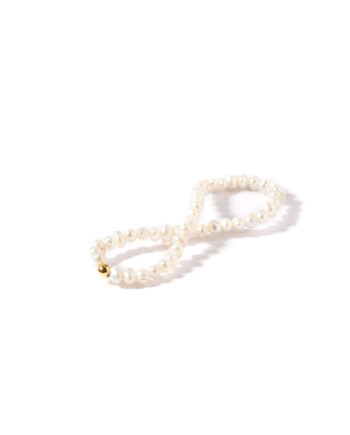 Armbånd  Pearlstring One Size Fits All Armbånd Hvide Ferskvandsperler
