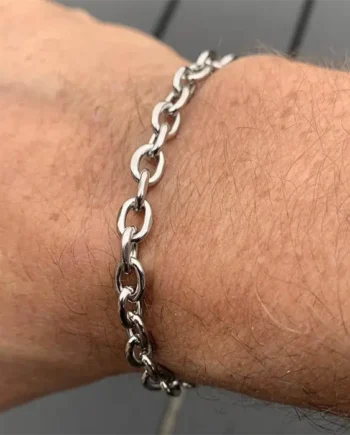 Armbånd Simpel   ædelstål 6mm  Chain
