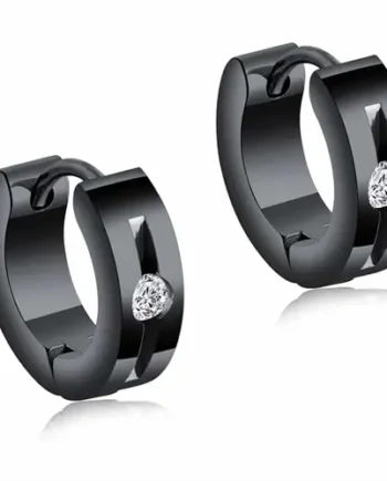 Blackcoatet ørering  Cz Steel  1stk