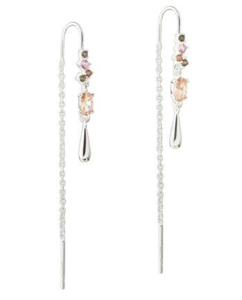 Blush Drop Earthread   Silver