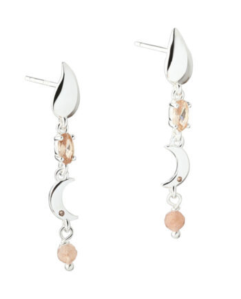Blush Earstud   Silver