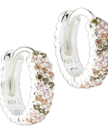 Blush Hoop 16 Mm   Silver