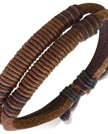 Bow Læderarmbånd