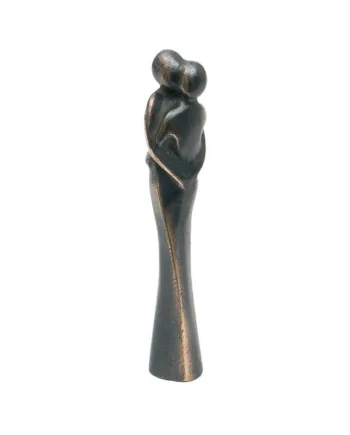 Bronzefigur Omfavnelse  13 Cm  799 - Kr  Bryllupsgave  Sølvbryllupsgave  Gulbryllupsgave  Gave Kærlighed
