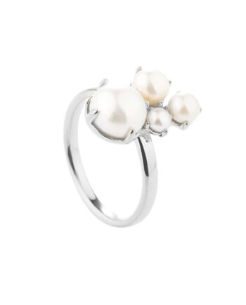 Bubbles Ring -54   Silver