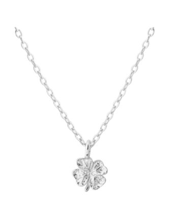 Clover Necklace   Silver