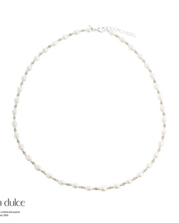 Coast Olive Necklace   Silver