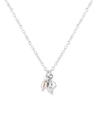 Costa Rose Necklace   Silver
