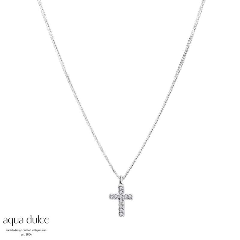 Cross Necklace   Silver