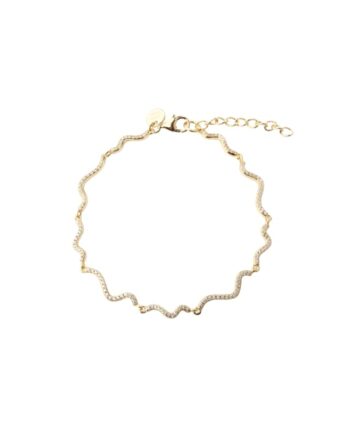 Curva Bracelet   Golden