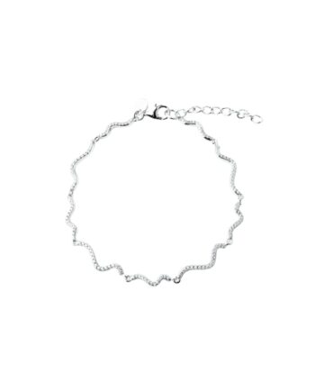 Curva Bracelet   Silver
