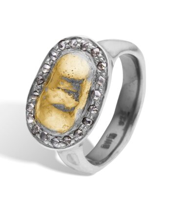 Dagmar Signet Pavé Ring 52
