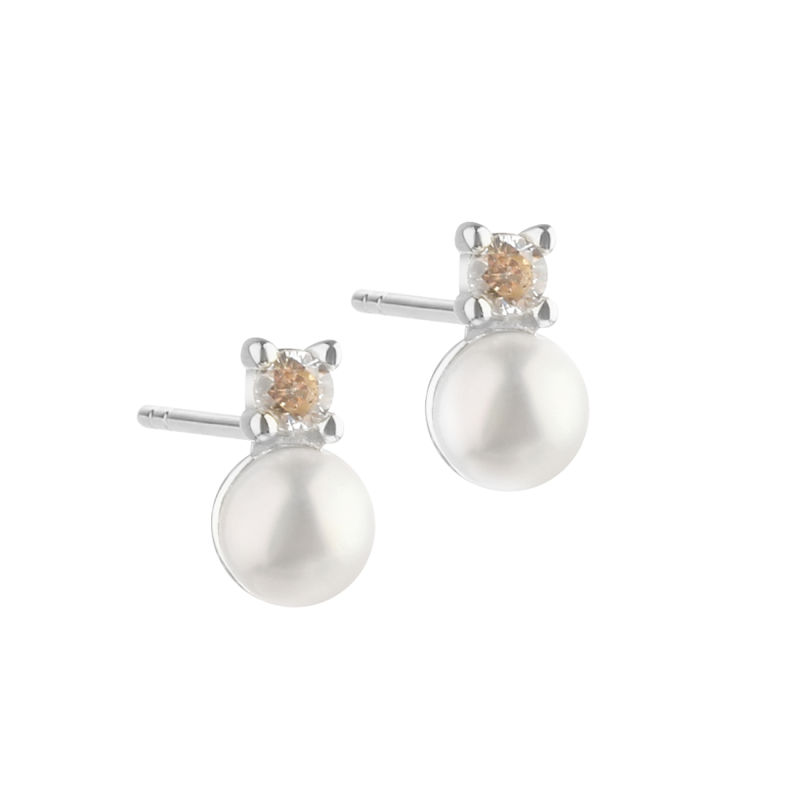 Darling Bubbels Earstud   Silver