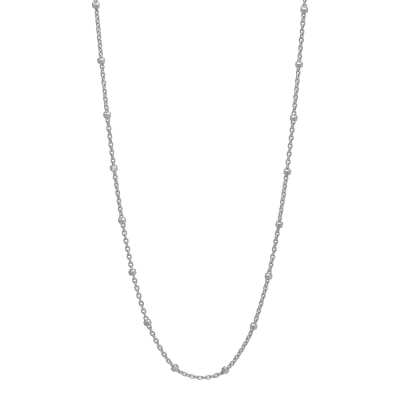 Dot Necklace   Silver