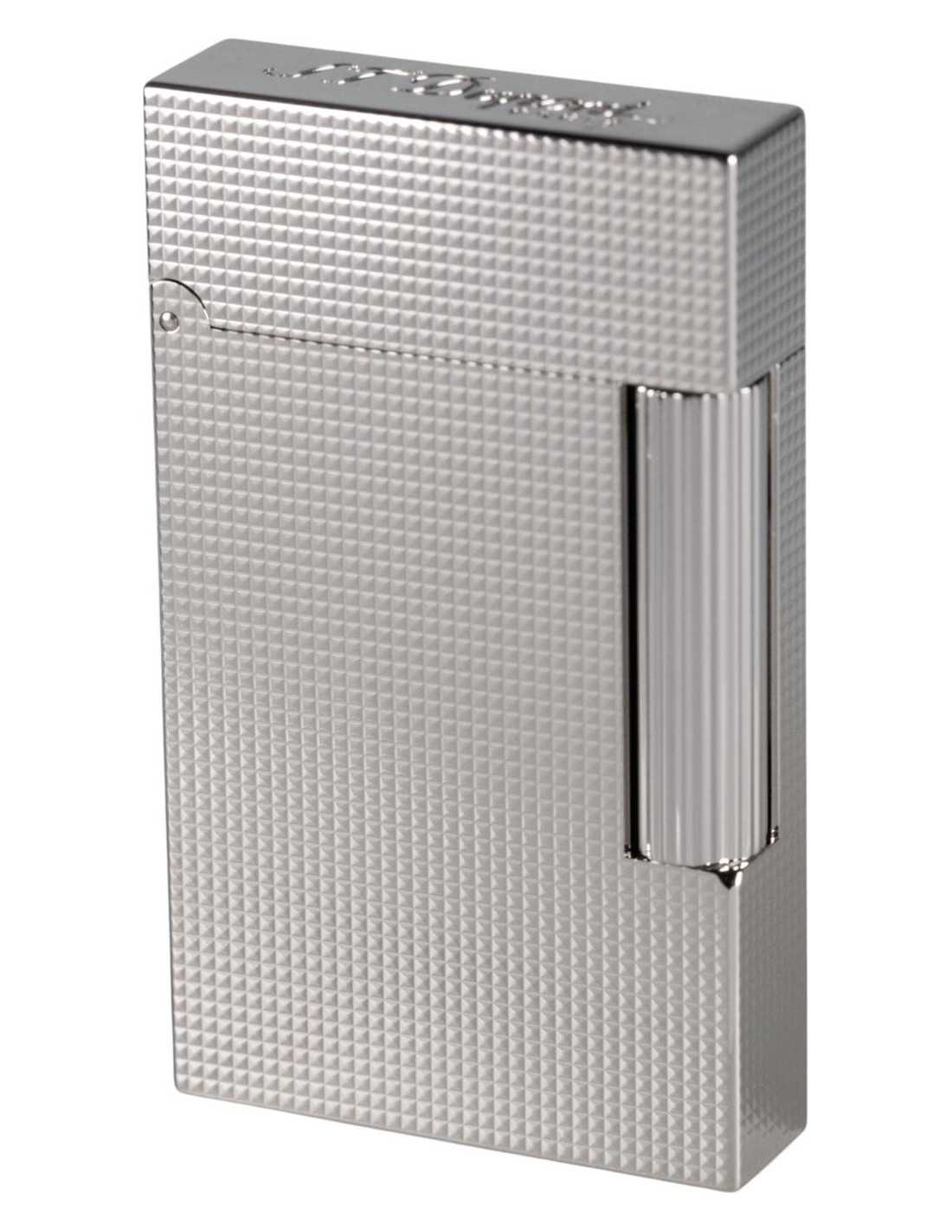 Dupont Lighter Ligne   Cling Palladium Diamond Head C16455 Sz