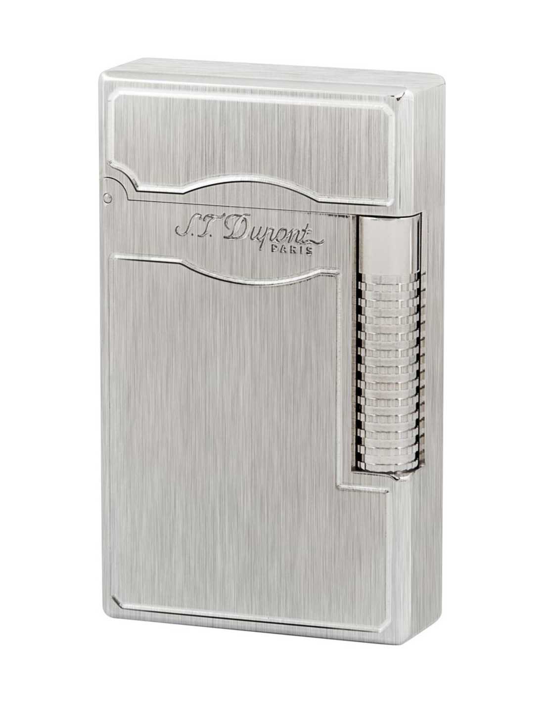 Dupont Lighter  Quot Le Grand Quot  Palladium Brushed 023014