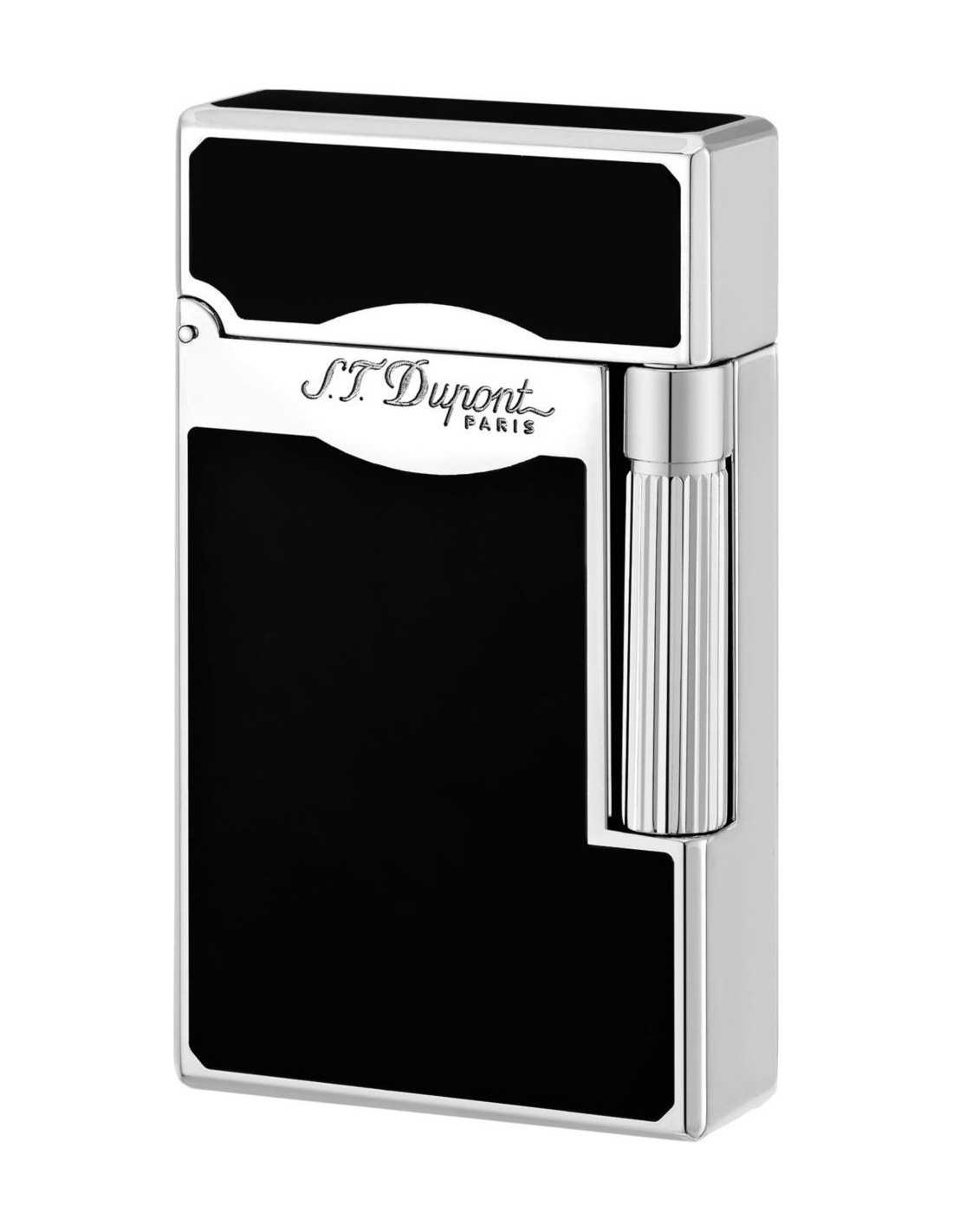 Dupont Lighter  Quot Le Grand Quot  Sort Med Dobbeltflamme