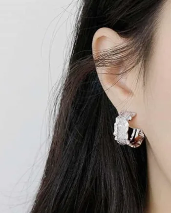 Ear Aeolus ørering   Sterling