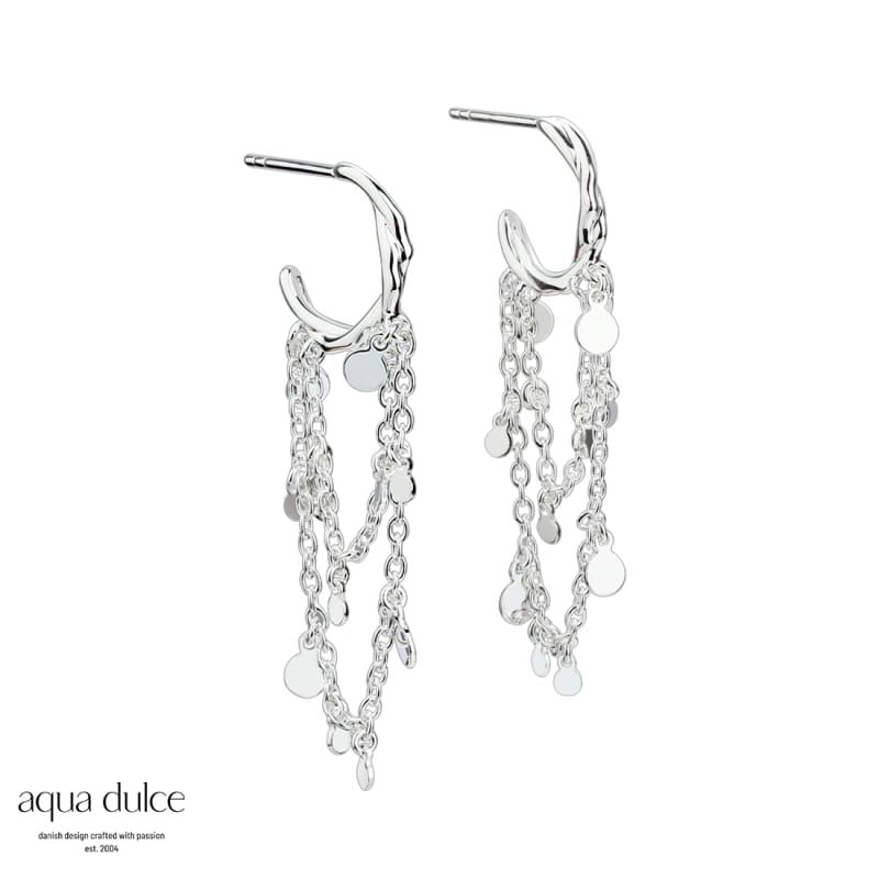Elegant Hoop 12 Mm Silver