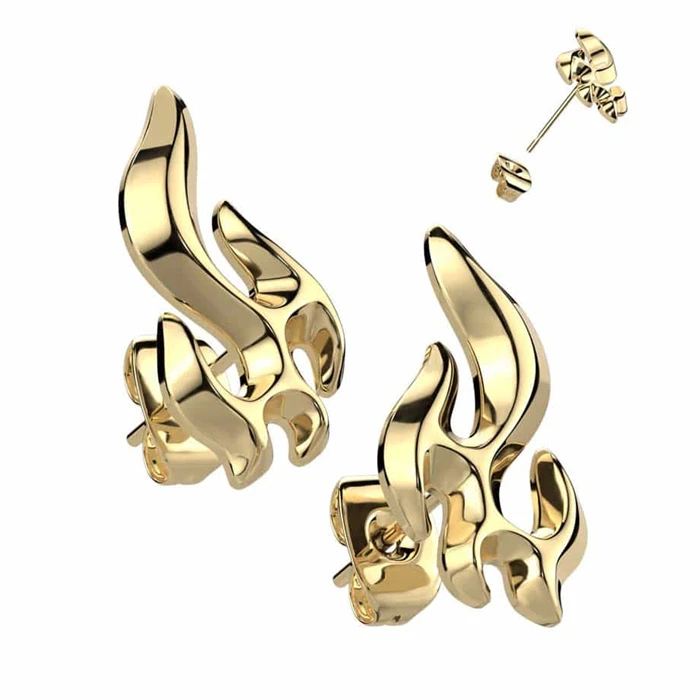 Flame ørestik Ip Gold Stk