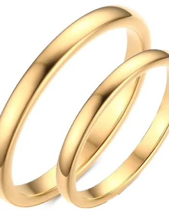 Forgyldt Tungstenring