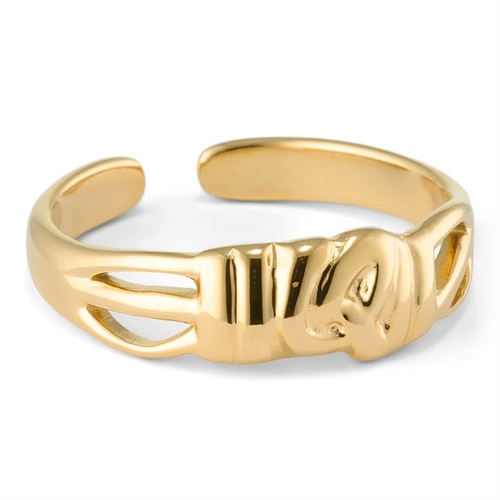 Gold Blanca Fingerring ædelstål 14k Og Onesize