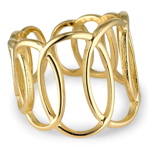 Golden Tyro Fingerring ædelstål