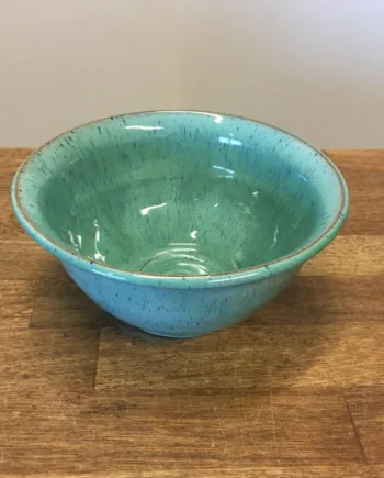 Håndlavet Keramik Skåle  12 Farver  Unika Keramik Skål ø17 Cm  Hurtig Levering  Farve Sart Grøn