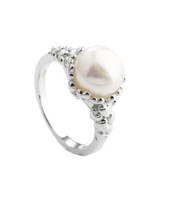 Karla Pearl Ring 56   Silver