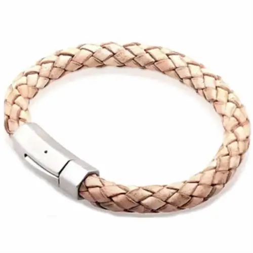 Læderarmbånd Naturlæder