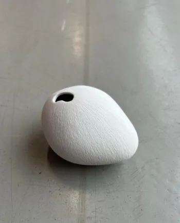 Lille Vase   Keramik  Hvid   Lindform