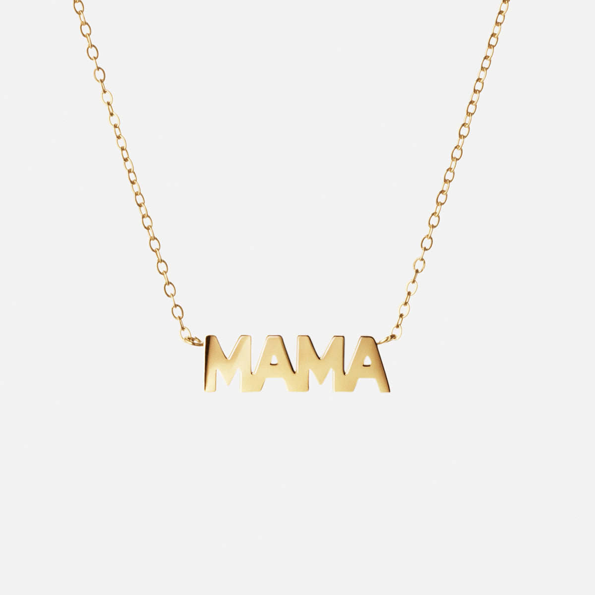 Mama Halskæde 18k Guldbelagt