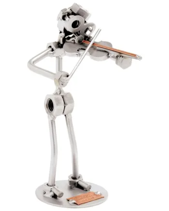 Metalfigur Som Violinist  17 Cm  Køb Gaven Til Den Musikinteresserede 325 - Kr  Hurtig Levering
