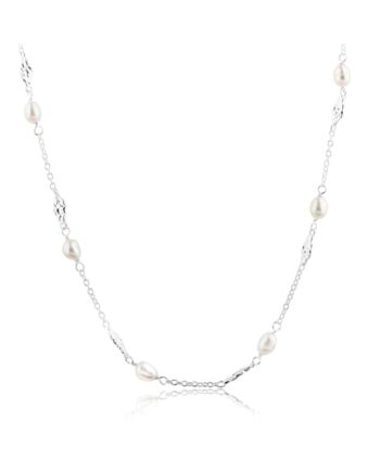 Milena Necklace   Silver