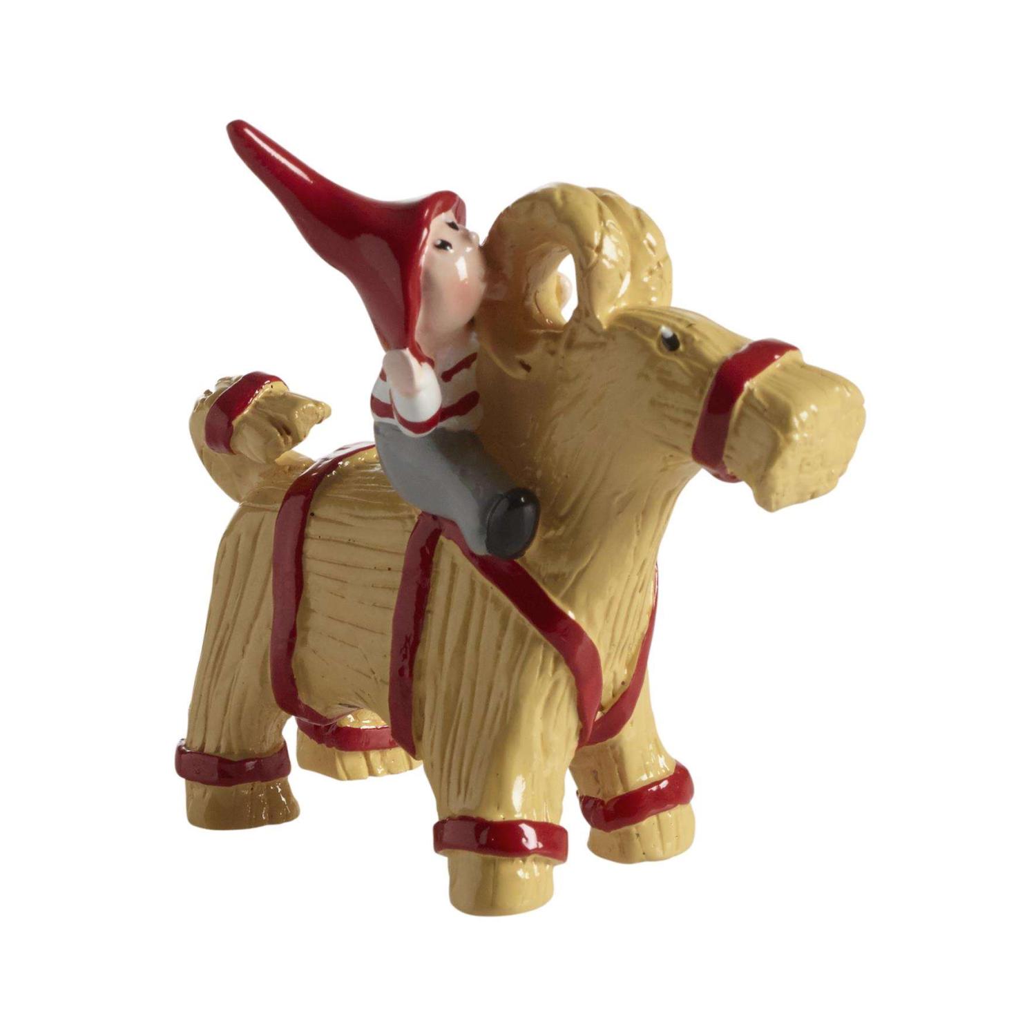 Nisse På Gedebuk Sjov Julepynt