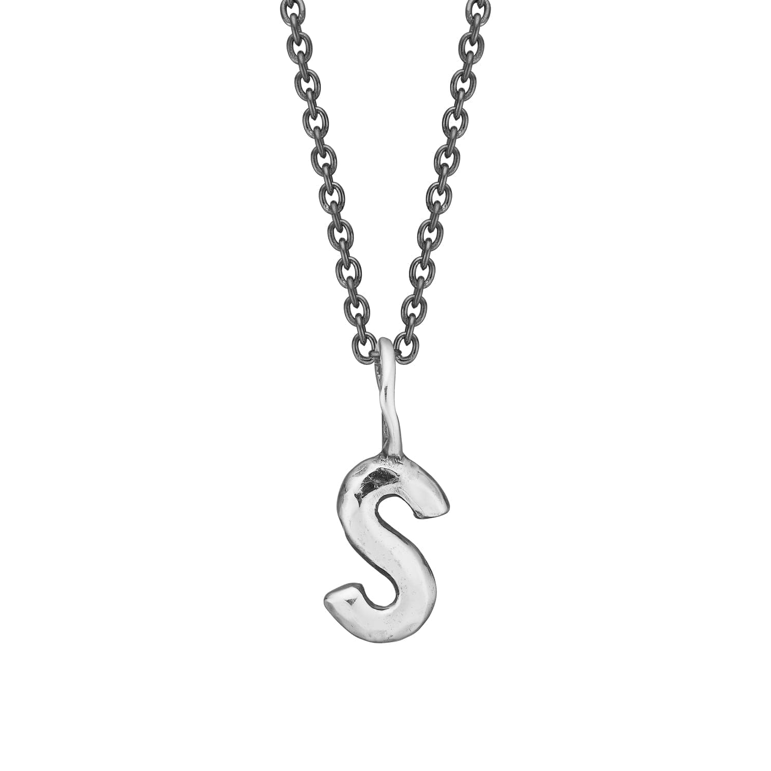 Nordic Silver Bogstav Vedhæng