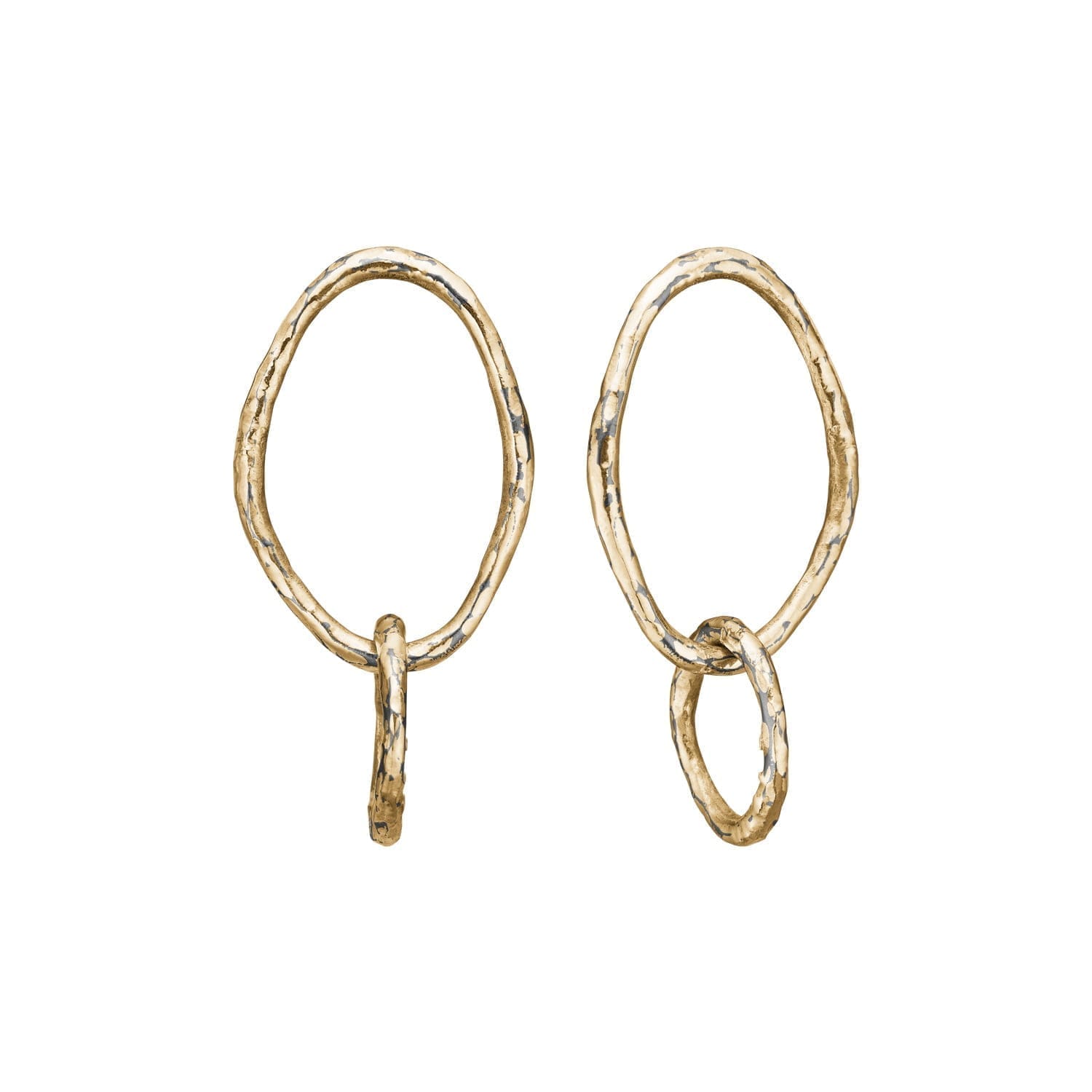 Onassis Duo Golden Plain ørestikkere