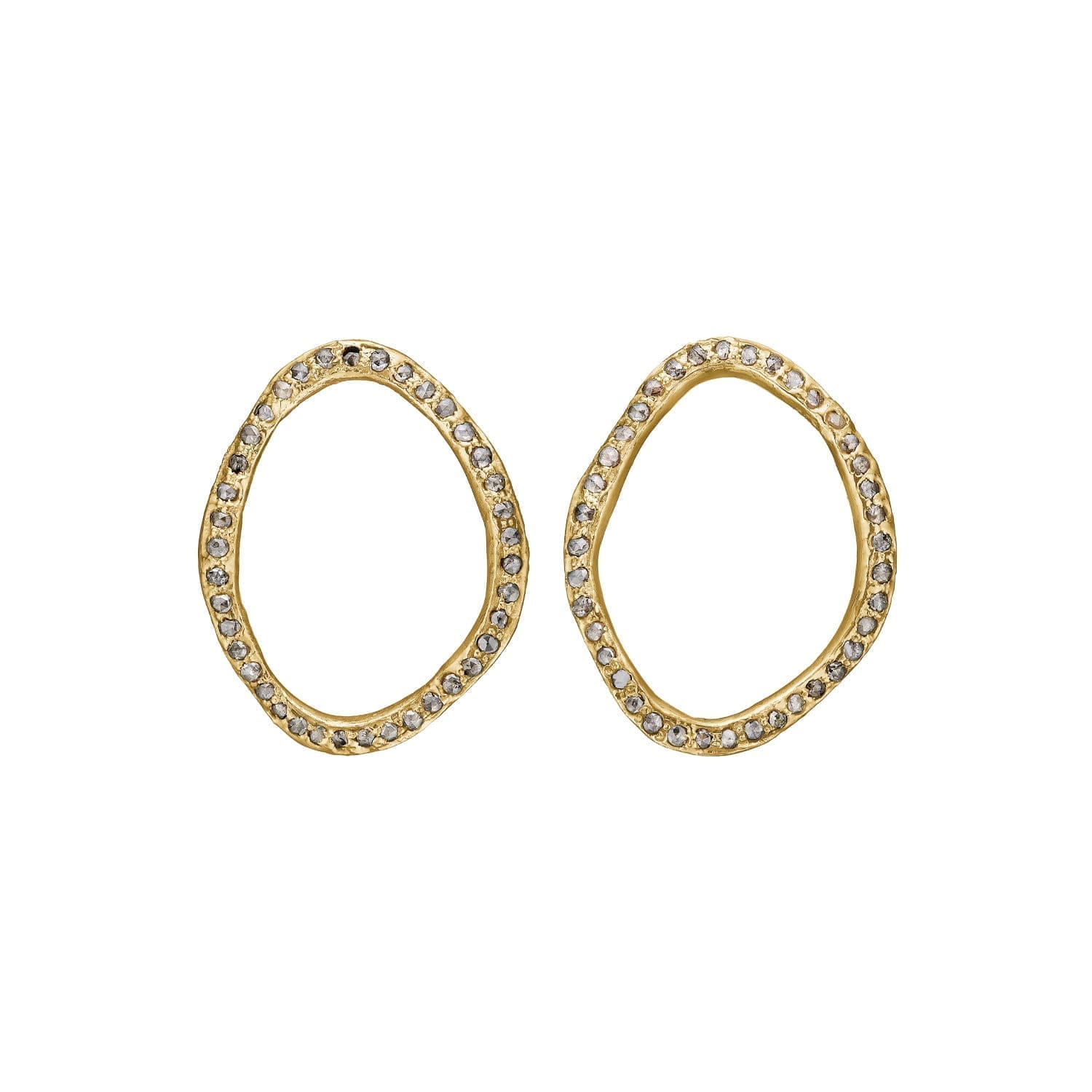 Onassis Oval Golden Pavé  29mm