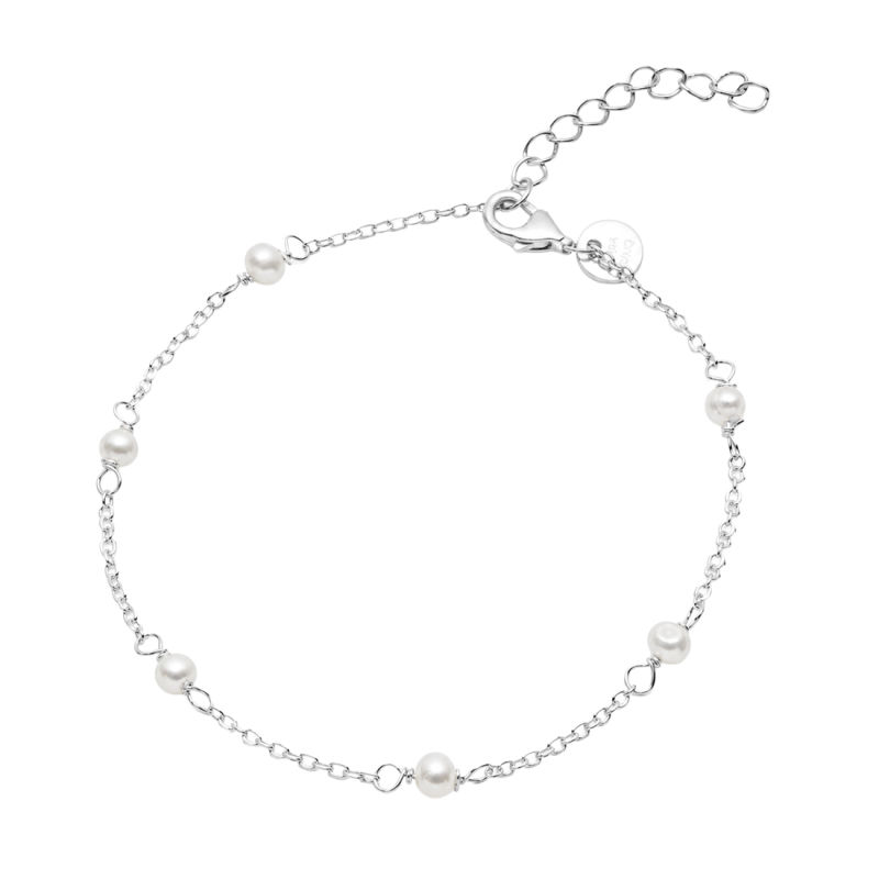 Pearly Bracelet   Silver