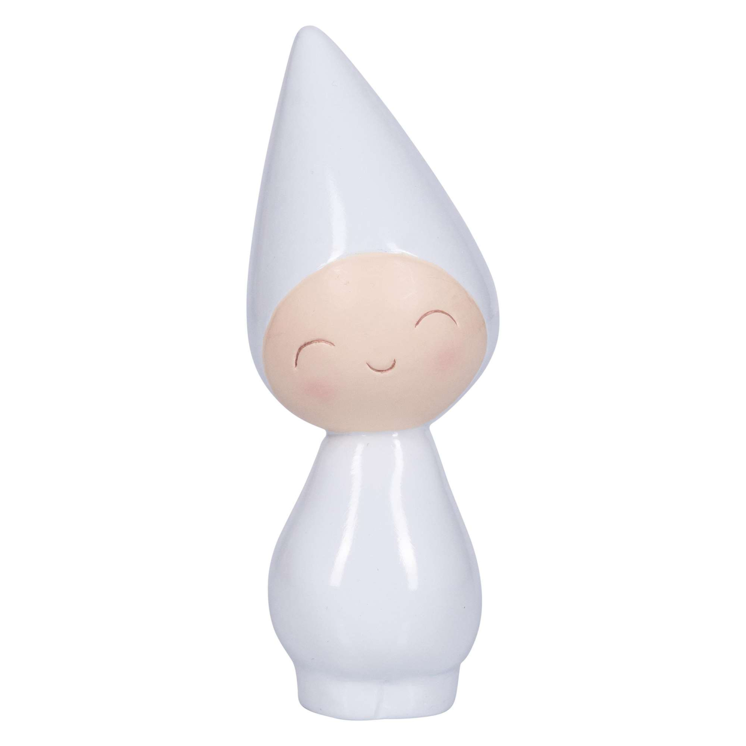 Peggy Fin Figur Med Store øjne  11 Cm Sort  Grå Eller Hvid Figur Peggy Fnisende
