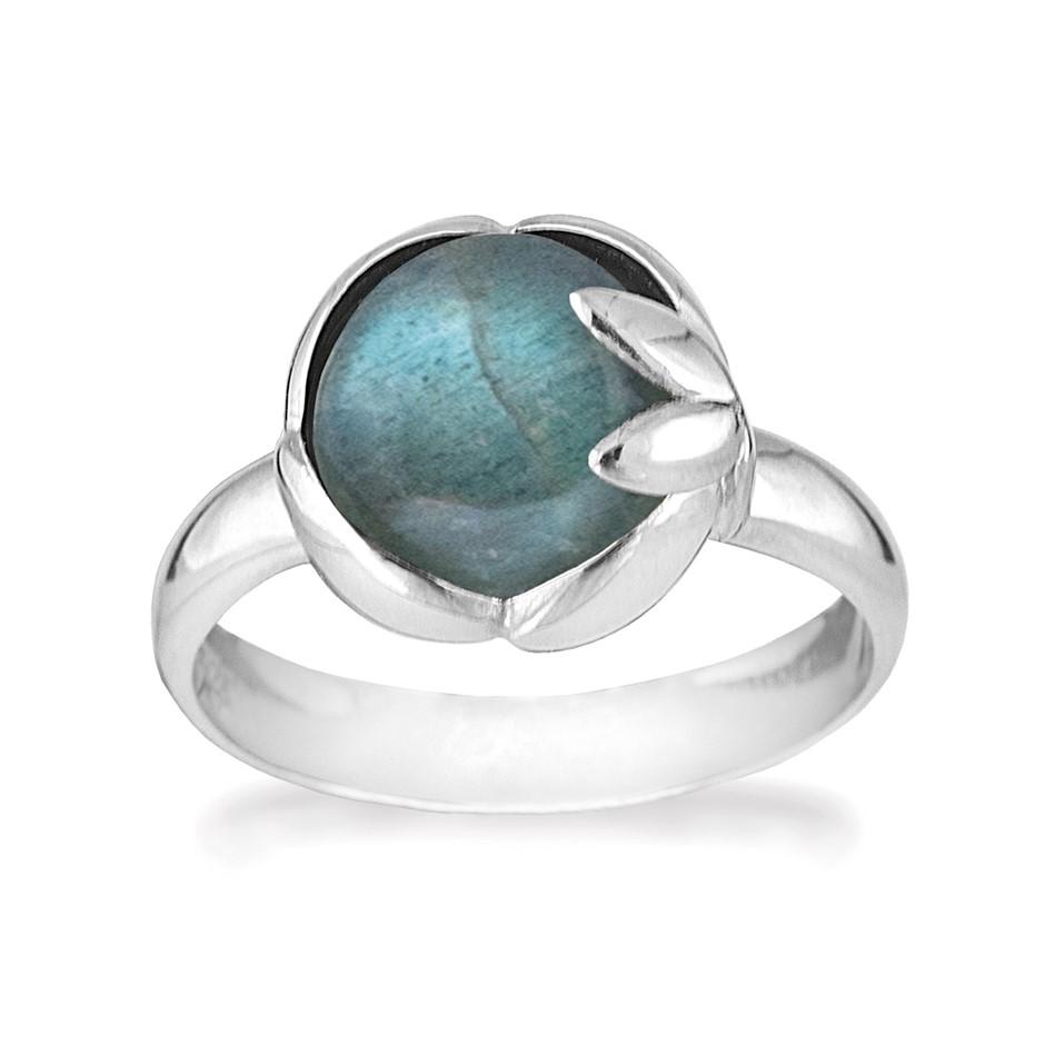 Rabinovich Sølv Ring Med Labradorit Arch Størrelse 51