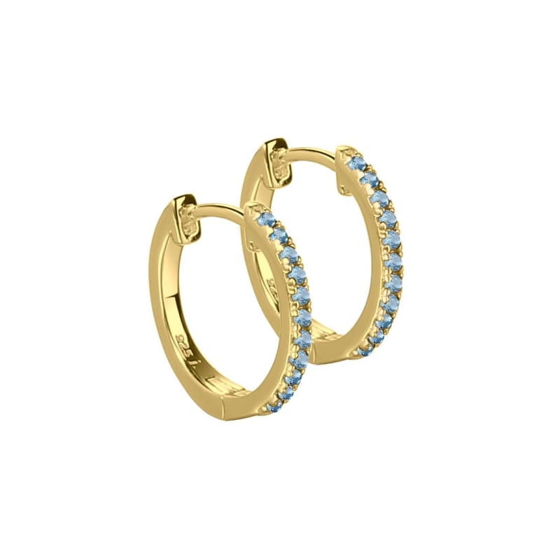 Ranva Sky Medium Hoop   Golden